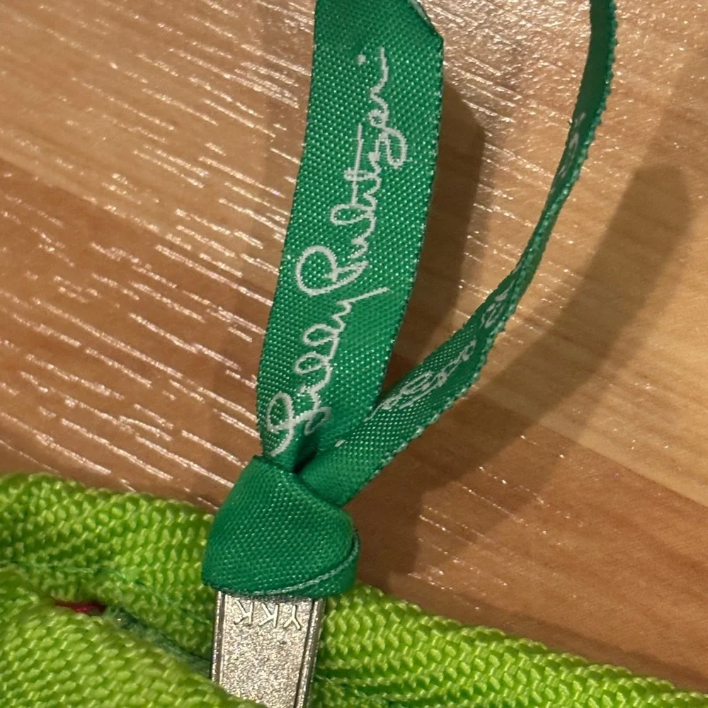 Lilly Pulitzer Patchwork‎ Laptop Bag with Green Accents